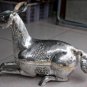 Beautiful Big Asian Silver Sitting Horse