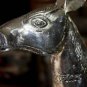 Beautiful Big Asian Silver Sitting Horse