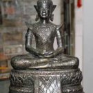 Antique Old Asian Silver Buddha #1
