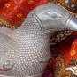 Asian Silver Beautifully Carved Bird Box #1