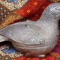 Asian Silver Beautifully Carved Bird Box #1