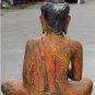 Asian Wooden Sitting Buddha #2