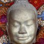 Asian Old Bronze Buddha Head #1