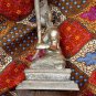 Old Asian Cambodian Khmer Bronze Sitting Lady