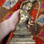 Old Asian Cambodian Khmer Bronze Sitting Lady