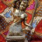 Old Asian Cambodian Khmer Bronze Sitting Lady