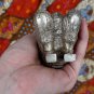 Old Asian Cambodian Khmer Silver Sitting Statue