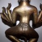 Old Asian Cambodian Bronze 5 Arm Buddha