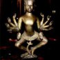 Old Asian Cambodian Bronze 5 Arm Buddha