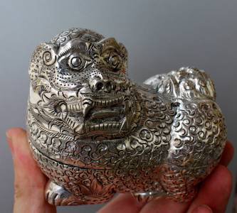 Asian Silver Lion Box