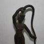 Early Khmer Bronze Dancing Lady Statue