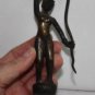 Early Khmer Bronze Dancing Lady Statue
