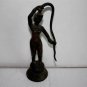Early Khmer Bronze Dancing Lady Statue