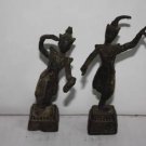 Early Khmer Bronze Dancing Statues
