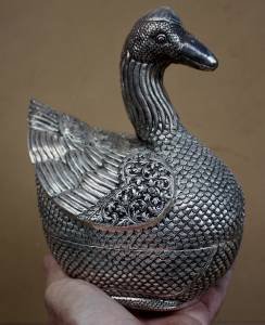 Beautiful Asian Silver Swan