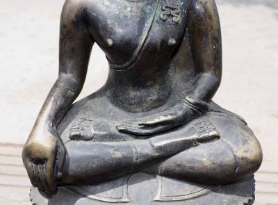 Asian Old Bronze Buddha
