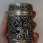 Asian Silver Round Vase