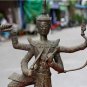 Old Asian Cambodian Bronze 4 Arm Statue #2