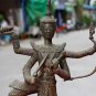 Old Asian Cambodian Bronze 4 Arm Statue #2