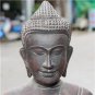 Asian Wooden Sitting Buddha #1