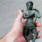 Old Asian Cambodian Bronze 4 Arm Statue #1