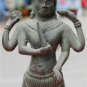 Old Asian Cambodian Bronze 4 Arm Statue #1