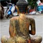 Asian Wooden Sitting Buddha #3