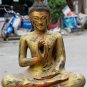 Asian Wooden Sitting Buddha #3