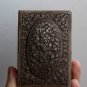 Asian Silver Square Floral Pattern Box