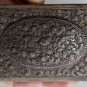 Asian Silver Square Floral Pattern Box