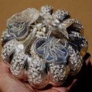 Silver Asian Pumpkin Box