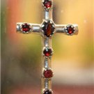 Beautiful 925 Silver and Gemstone Cross