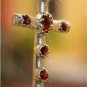 Beautiful 925 Silver and Gemstone Cross