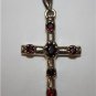 Beautiful 925 Silver and Gemstone Cross