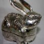 Large Asian Silver Rabbit Box