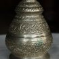 Asian Khmer Silver Candle Box