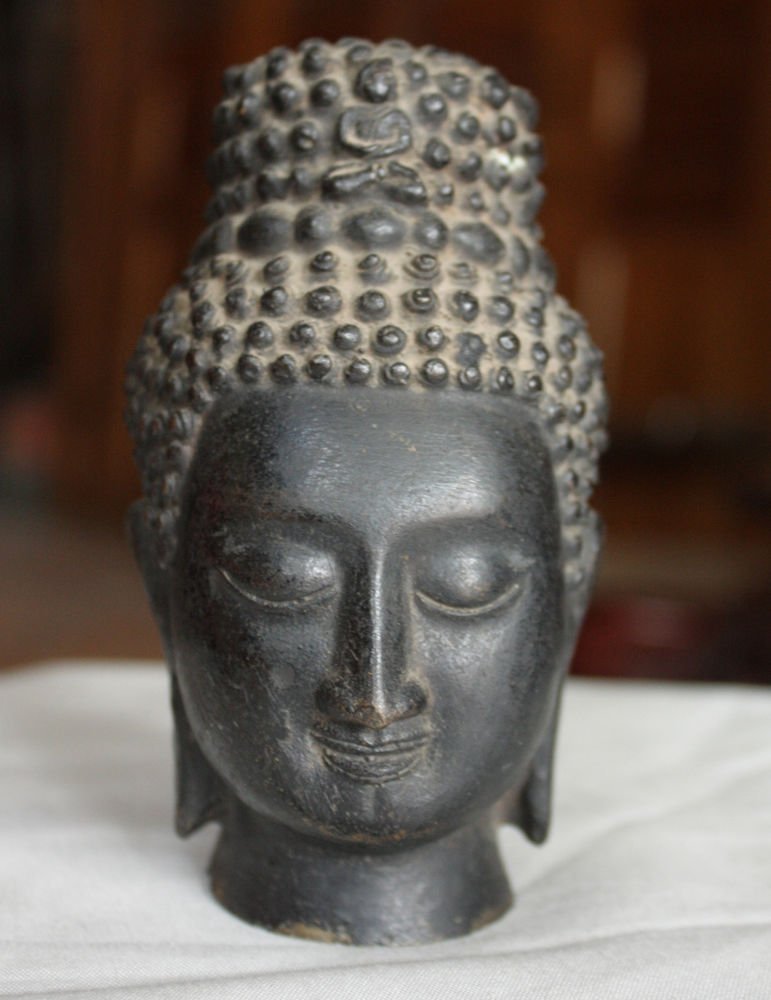 Asian Bronze Buddha Head #5