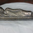 Antique Old Asian Bronze Laying Buddha