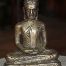 Antique Old Asian Bronze Buddha #12