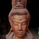 Asian Cambodian Wooden Buddhist Statue