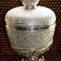 Big Asian Handcrafted Silver Bowl and Pot