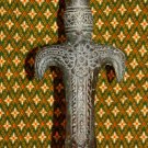 Old Cambodian Khmer Stone Dagger / Sword