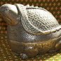 Beautiful Old Asian Silver Turtle Box