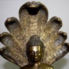 Old Thai Bronze Sitting Buddha #1