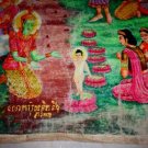 Antique Cambodian Buddhist Canvas Painting #2