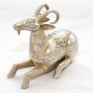 Beautiful Asian Silver Goat Box #C76