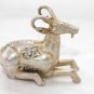 Beautiful Asian Silver Goat Box #C76