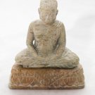 Asian Cambodian Khmer Stone Sitting Buddha #C68