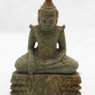 Asian Cambodian Khmer Stone Sitting Buddha #MS42