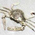 Asian Articulated Silver Crab #C105